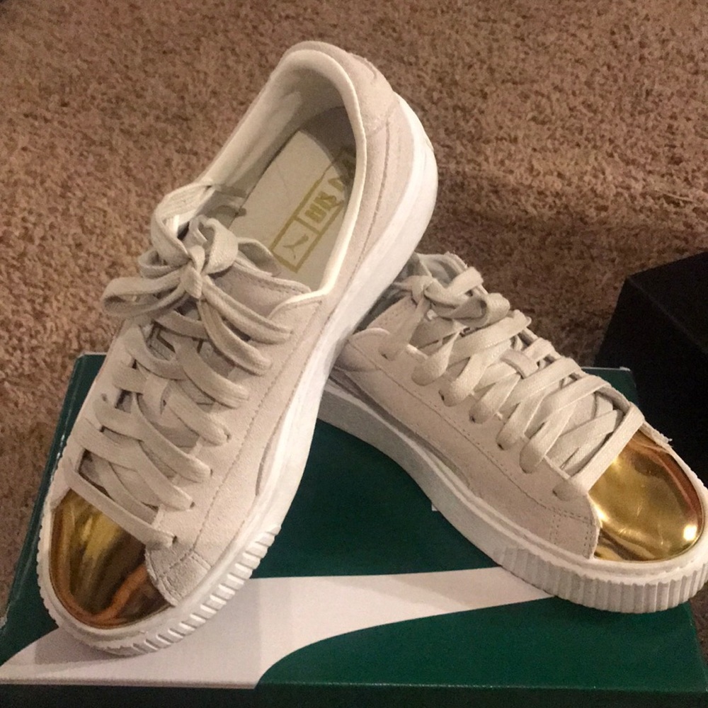 Suede Platform GoldStar Puma Sneakers Gem